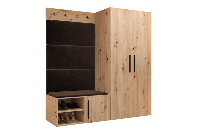 Farosa Hallmöbelset - Brun - Möbler - Hallmöbler - Möbelset för hall & entre