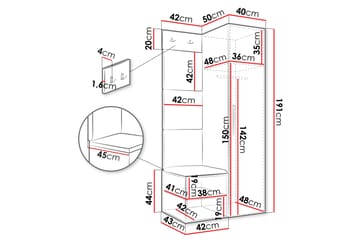 Farosa Hallmöbelset - Brun - Möbler - Hallmöbler - Möbelset för hall & entre