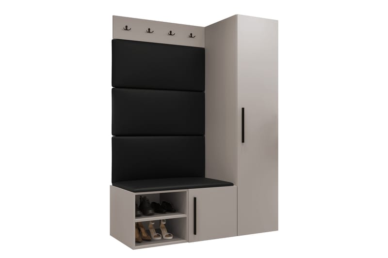 Farosa Hallmöbelset - Grå/Beige - Möbler - Hallmöbler - Möbelset för hall & entre