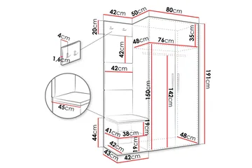 Farosa Hallmöbelset - Grön - Möbler - Hallmöbler - Möbelset för hall & entre