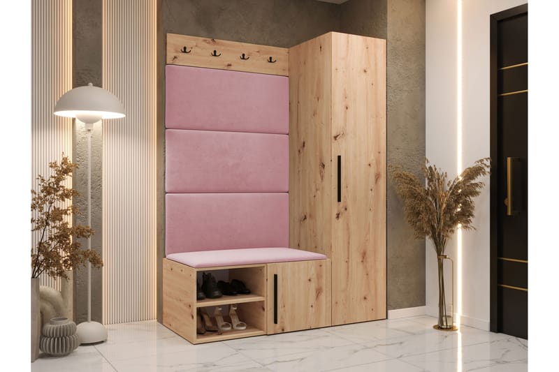 Farosa Hallmöbelset - Svart/Brun - Möbler - Hallmöbler - Möbelset för hall & entre