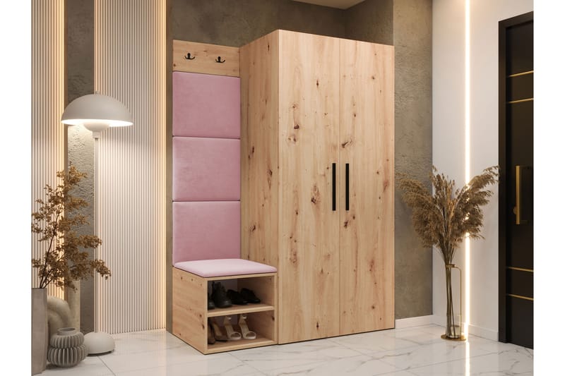 Farosa Hallmöbelset - Svart/Brun - Möbler - Hallmöbler - Möbelset för hall & entre