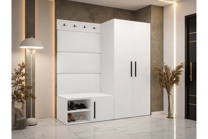 Farosa Hallmöbelset - Vit - Möbler - Hallmöbler - Möbelset för hall & entre