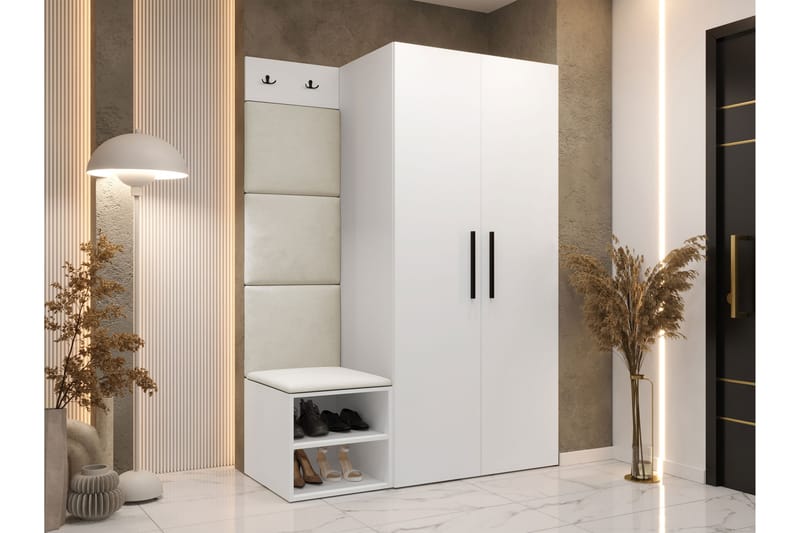 Farosa Hallmöbelset - Vit - Möbler - Hallmöbler - Möbelset för hall & entre