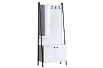 Favric Hallmöbelset - Svart/Vit - Möbler - Hallmöbler - Möbelset för hall & entre