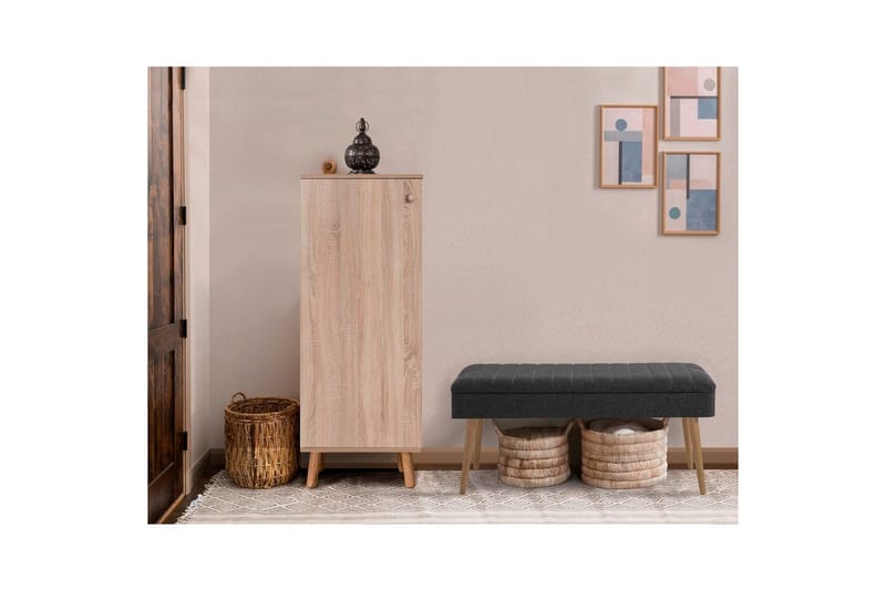 Gelsgan Hallmöbelset - Antracit - Möbler - Hallmöbler - Möbelset för hall & entre