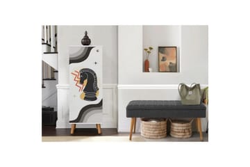 Gelsgan Hallmöbelset - Vit/Antracit - Möbler - Hallmöbler - Möbelset för hall & entre