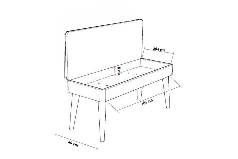 Gelsgan Hallmöbelset - Vit/Mörkblå - Möbler - Hallmöbler - Möbelset för hall & entre