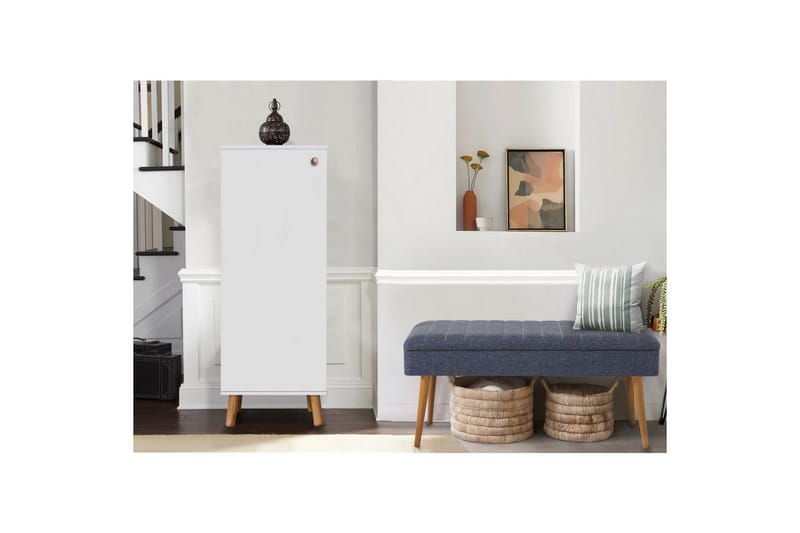 Gelsgan Hallmöbelset - Vit/Mörkblå - Möbler - Hallmöbler - Möbelset för hall & entre