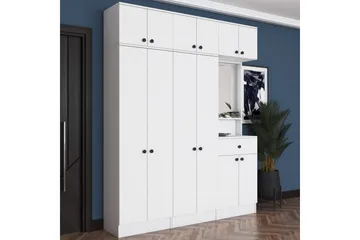 Hallmöbel Donel Vit - Vit - Möbler - Hallmöbler - Möbelset för hall & entre