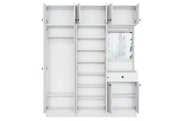 Hallmöbel Donel Vit - Vit - Möbler - Hallmöbler - Möbelset för hall & entre