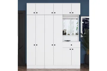 Hallmöbel Donel Vit - Vit - Möbler - Hallmöbler - Möbelset för hall & entre