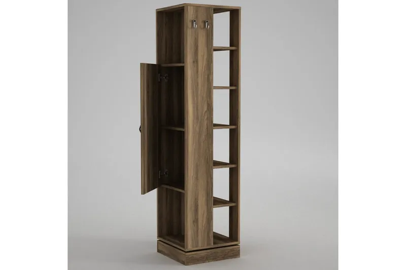 Hallmöbel Honi Valnöt - Mörkbrun - Möbler - Hallmöbler - Möbelset för hall & entre