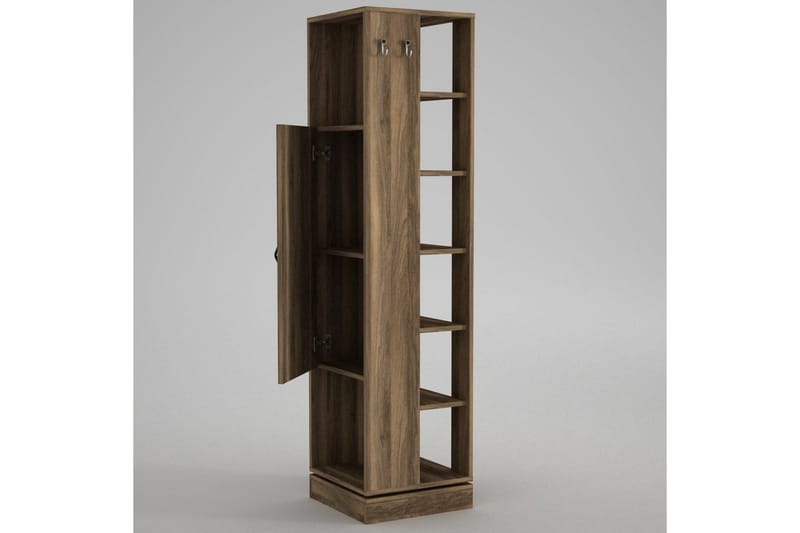 Hallmöbel Honi Valnöt - Mörkbrun - Möbler - Hallmöbler - Möbelset för hall & entre