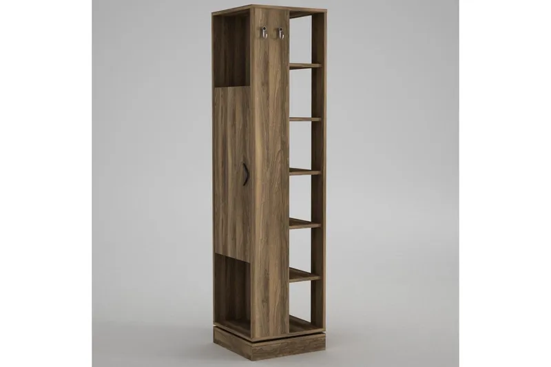 Hallmöbel Honi Valnöt - Mörkbrun - Möbler - Hallmöbler - Möbelset för hall & entre