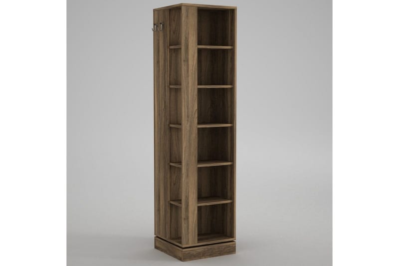 Hallmöbel Honi Valnöt - Mörkbrun - Möbler - Hallmöbler - Möbelset för hall & entre