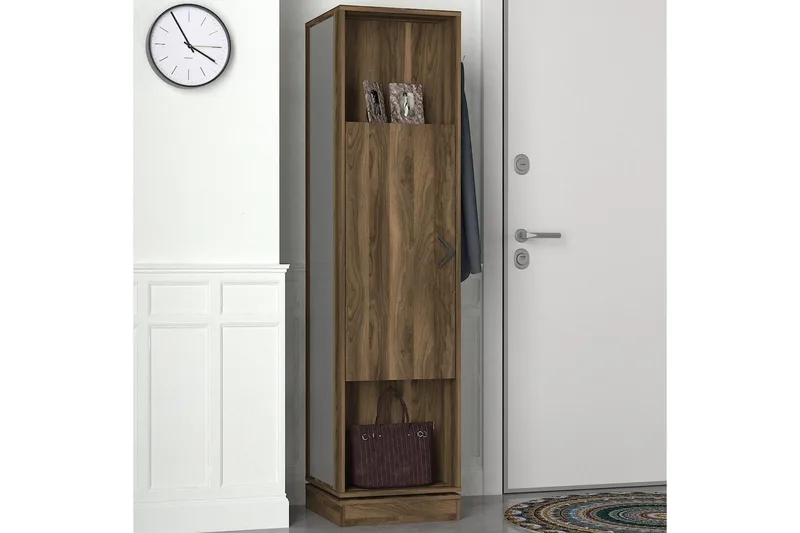 Hallmöbel Honi Valnöt - Mörkbrun - Möbler - Hallmöbler - Möbelset för hall & entre