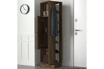 Hallmöbel Honi Valnöt - Mörkbrun - Möbler - Hallmöbler - Möbelset för hall & entre