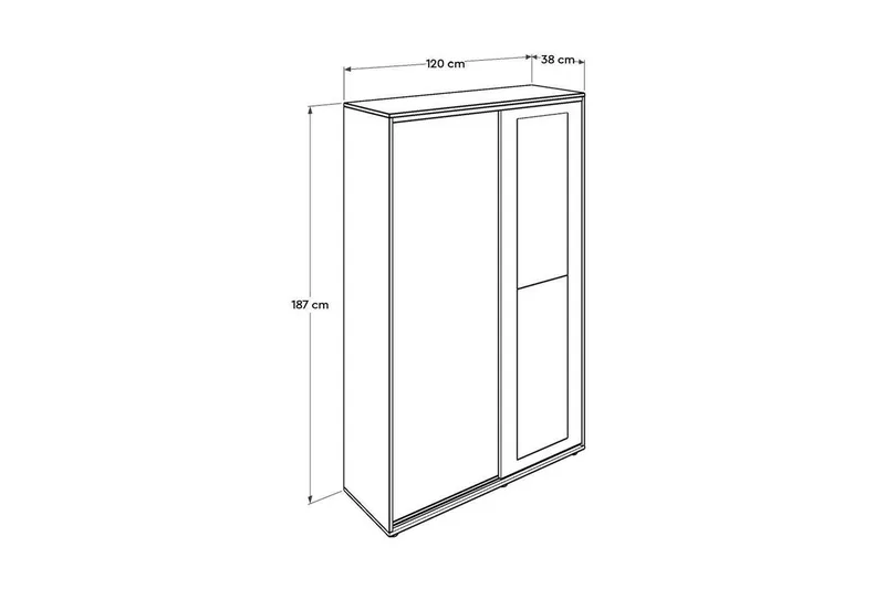 Hallmöbel Sael Vit - Vit - Möbler - Hallmöbler - Möbelset för hall & entre