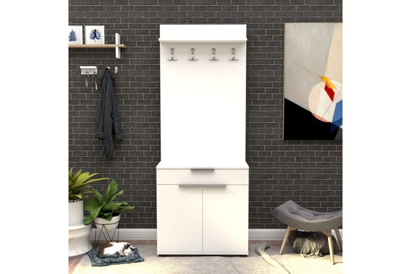 Hallmöbel Salen Vit - Vit - Möbler - Hallmöbler - Möbelset för hall & entre