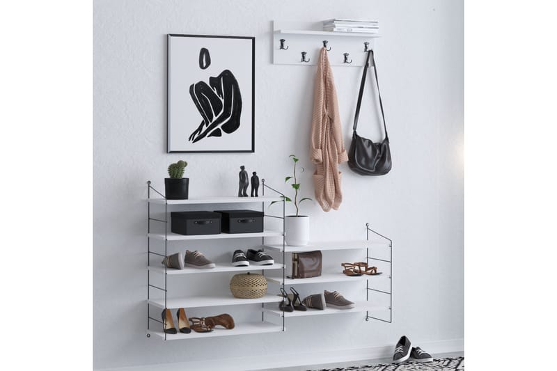 Hallmöbelset Bena Vit - Hanah Home - Möbler - Hallmöbler - Möbelset för hall & entre