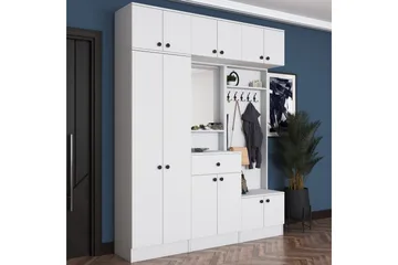 Honny Hallmöbelset Vit - Hanah Home - Möbler - Hallmöbler - Möbelset för hall & entre