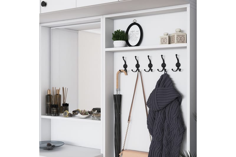 Hallmöbelset Honny Vit - Hanah Home - Möbler - Hallmöbler - Möbelset för hall & entre