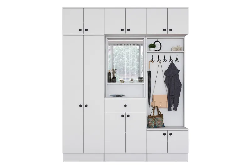 Honny Hallmöbelset Vit, Hanah Home