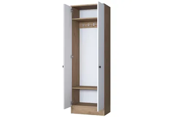 Hooda Hallmöbelset Vit/Brun - Hanah Home - Möbler - Hallmöbler - Möbelset för hall & entre