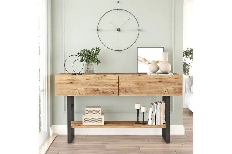 Nagia Hallmöbelset Ljusbrun - Hanah Home - Möbler - Hallmöbler - Möbelset för hall & entre