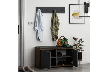 Ostwerwal Hallmöbelset Antracit - Hanah Home - Möbler - Hallmöbler - Möbelset för hall & entre