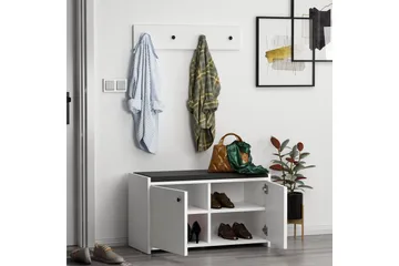 Ostwerwal Hallmöbelset Vit - Hanah Home - Möbler - Hallmöbler - Möbelset för hall & entre