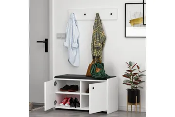 Ostwerwal Hallmöbelset Vit - Hanah Home - Möbler - Hallmöbler - Möbelset för hall & entre