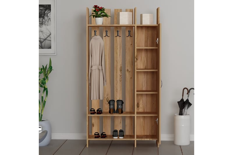 Hallmöbelset Pro Ljusbrun - Hanah Home - Möbler - Hallmöbler - Möbelset för hall & entre