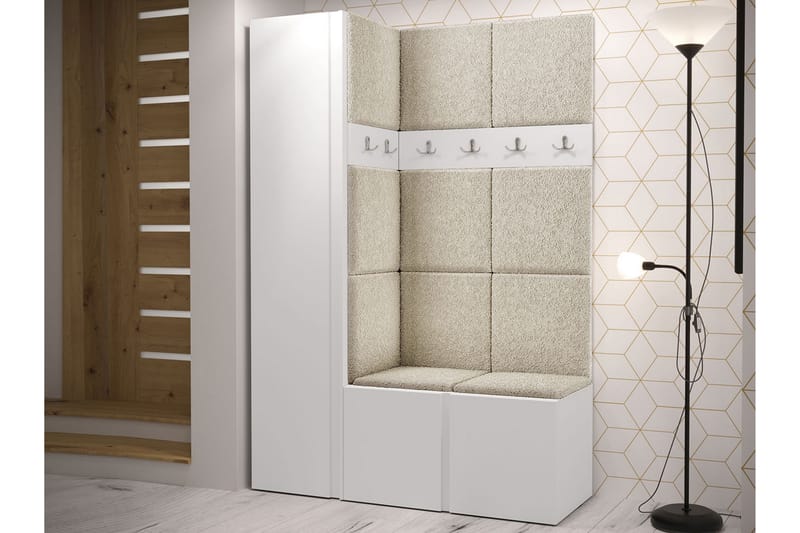 Hollan Hallmöbelset - Beige - Möbler - Hallmöbler - Möbelset för hall & entre