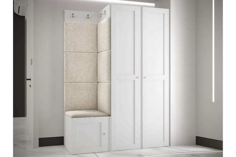 Hollan Hallmöbelset - Beige - Möbler - Hallmöbler - Möbelset för hall & entre