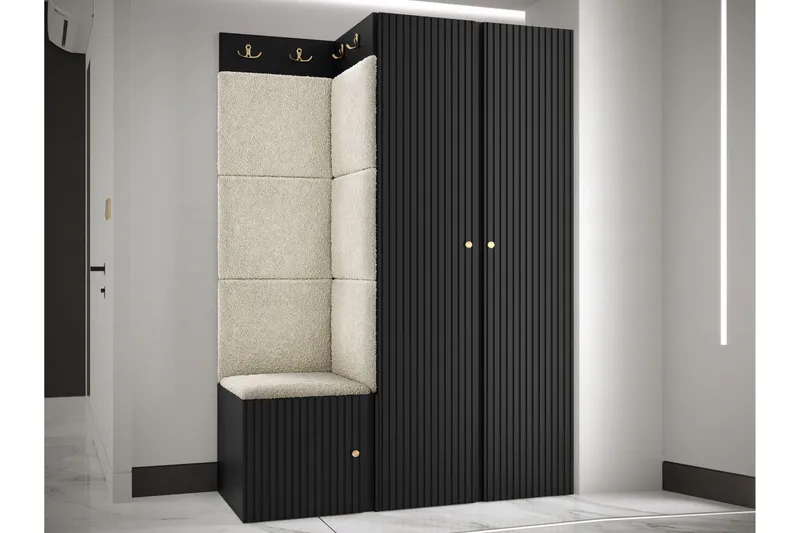 Hollan Hallmöbelset - Brun/Beige - Möbler - Hallmöbler - Möbelset för hall & entre