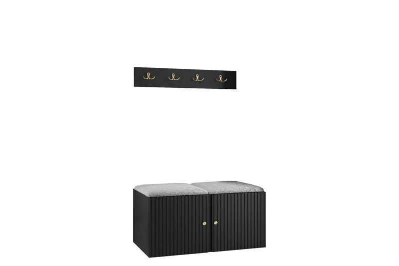 Hollan Hallmöbelset - Grå - Möbler - Hallmöbler - Möbelset för hall & entre