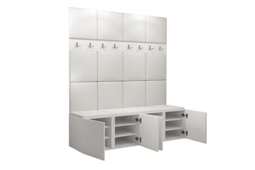 Hollan Hallmöbelset - Grå/Beige - Möbler - Hallmöbler - Möbelset för hall & entre