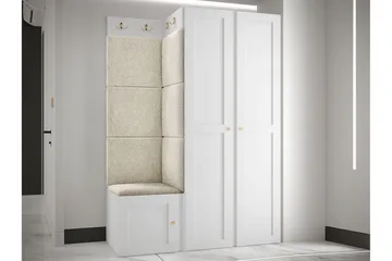 Hollan Hallmöbelset - Grå/Beige - Möbler - Hallmöbler - Möbelset för hall & entre
