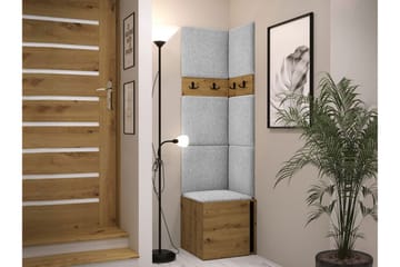 Hollan Hallmöbelset - Grå/Brun - Möbler - Hallmöbler - Möbelset för hall & entre