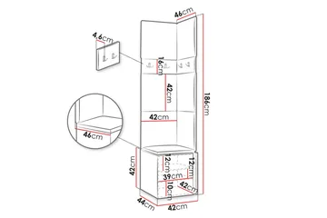 Hollan Hallmöbelset - Grå/Brun - Möbler - Hallmöbler - Möbelset för hall & entre