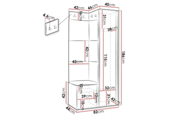 Hollan Hallmöbelset - Möbler - Hallmöbler - Möbelset för hall & entre
