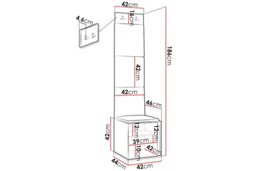Hollan Hallmöbelset - Möbler - Hallmöbler - Möbelset för hall & entre