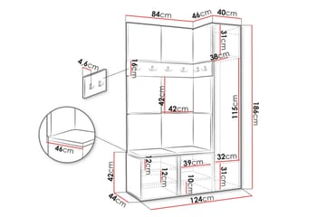 Hollan Hallmöbelset - Möbler - Hallmöbler - Möbelset för hall & entre