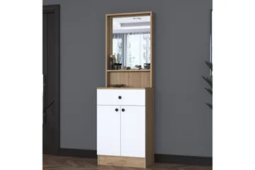 Hooda Hallmöbelset - Valnöt/Vit - Möbler - Hallmöbler - Möbelset för hall & entre
