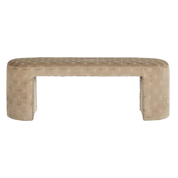 Klädd Bänk Jacob 130 cm - Natur - Möbler - Hallmöbler - Hallbänk