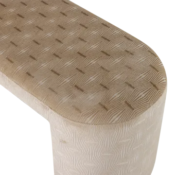 Klädd Bänk Jacob 130 cm - Natur - Möbler - Hallmöbler - Hallbänk