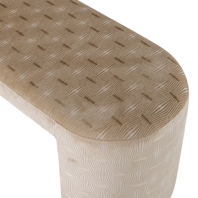 Klädd Bänk Jacob 130 cm - Natur - Möbler - Hallmöbler - Hallbänk