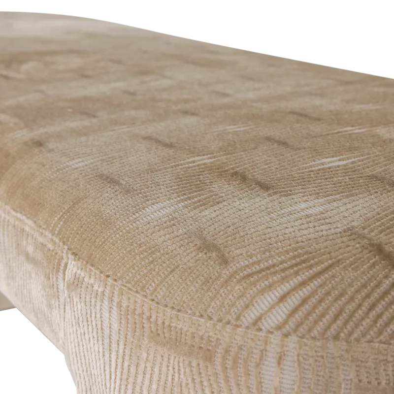 Klädd Bänk Jacob 130 cm - Natur - Möbler - Hallmöbler - Hallbänk